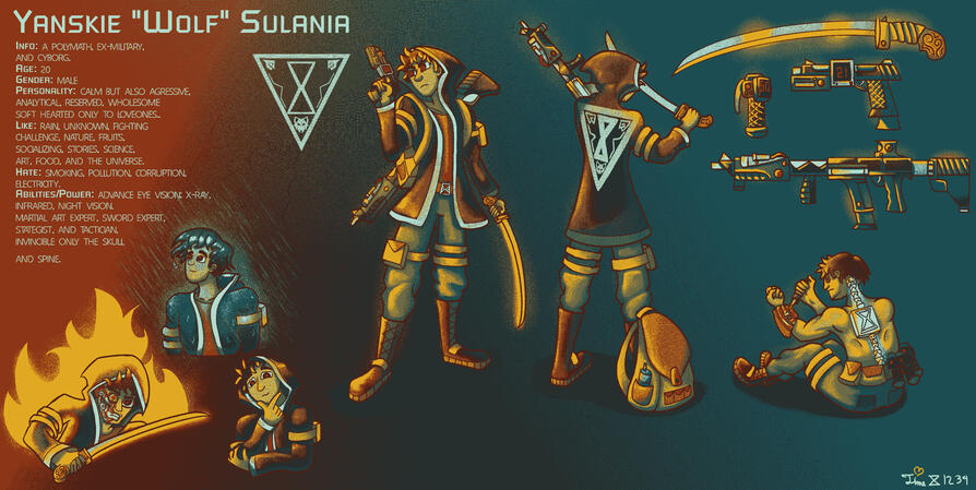 Yanskie Sulania Character Sheet